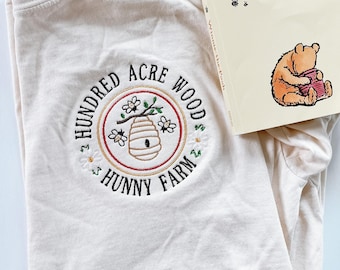 Hundred Acre Wood Embroidered Shirt, Winnie the Pooh Shirt, Magic Kingdom