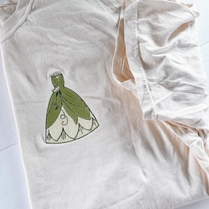 Princess Dress Embroidered Shirt | Princess Dress Shirt | Magic Kingdom Shirt