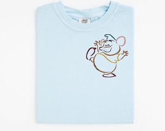 Gus Gus embroidered tshirt, Cinderella tshirt, Disney Princess, Disney Sidekick shirt, Disney World