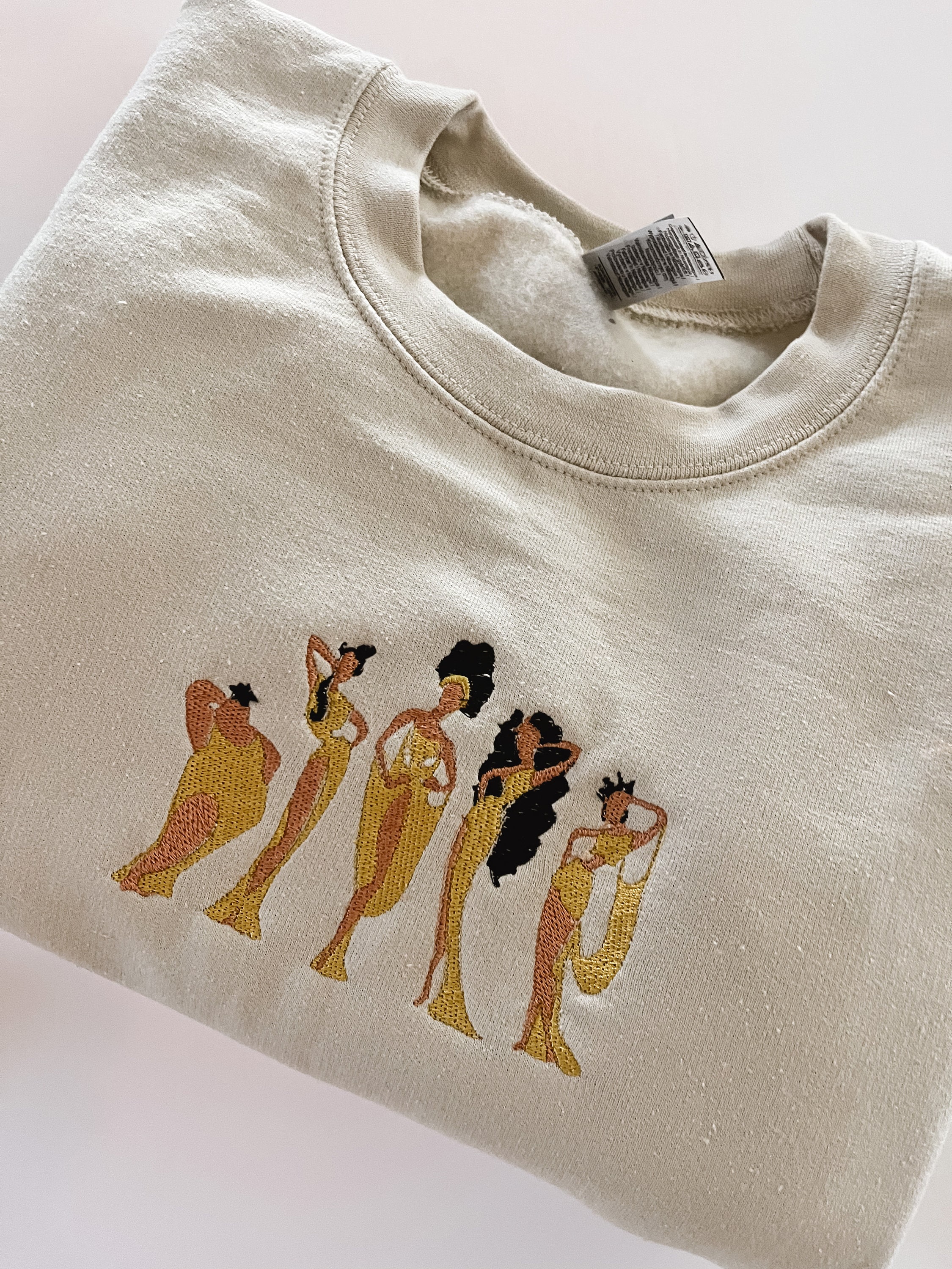 The Muses Embroidered Sweatshirt, Hercules Embroidered Shirt, Disney World  Crewneck, Disneyland Shirt 