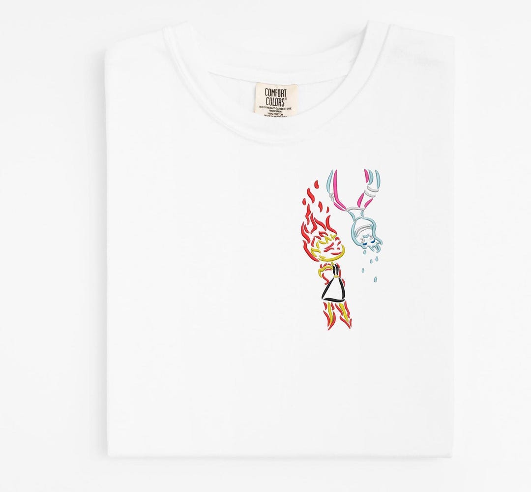 Elemental Wade and Ember Shirt, Pixar Element, Disney World Shirt - Etsy