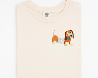 Embroidered Slinky Dog Shirt: Toy Story Pixar Tee