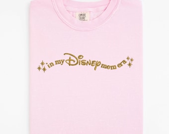 Disney Mom Era embroidered Crewneck, Disney Crewneck, In My Era Sweatshirt, Disney world pullover