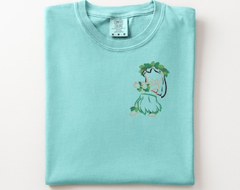 Disney Lilo embroidered tshirt, Lilo and Stitch crewneck