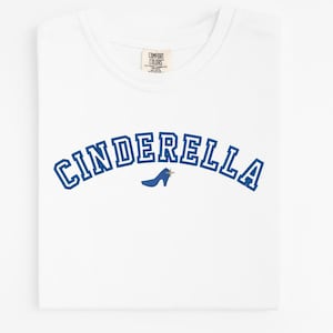 Cinderella Varsity embroidered tshirt, Disney embroidered sweatshirt, Disney Princess Sweatshirt, Magic Kingdom