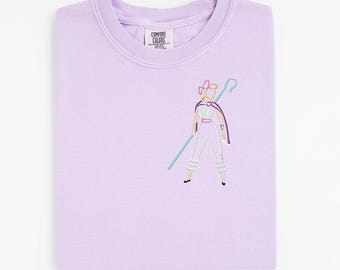 Bo Peep Embroidered Shirt - Comfort Colors Toy Story Tee