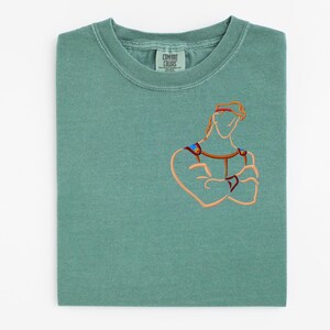 Hercules embroidered Tshirt, Hercules embroidered shirt, Princess t-shirt, Hercules Shirt