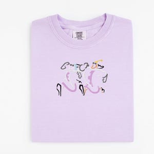 Yzma and Kronk embroidered T-Shirt, Disney Emperors New Groove Tee, Kuzco Llama Tee, Disney Tshirt