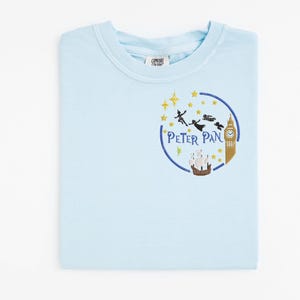 Return to Neverland embroidered shirt, Peter Pan shirt, Disney World, Women&#39;s Disney Shirt