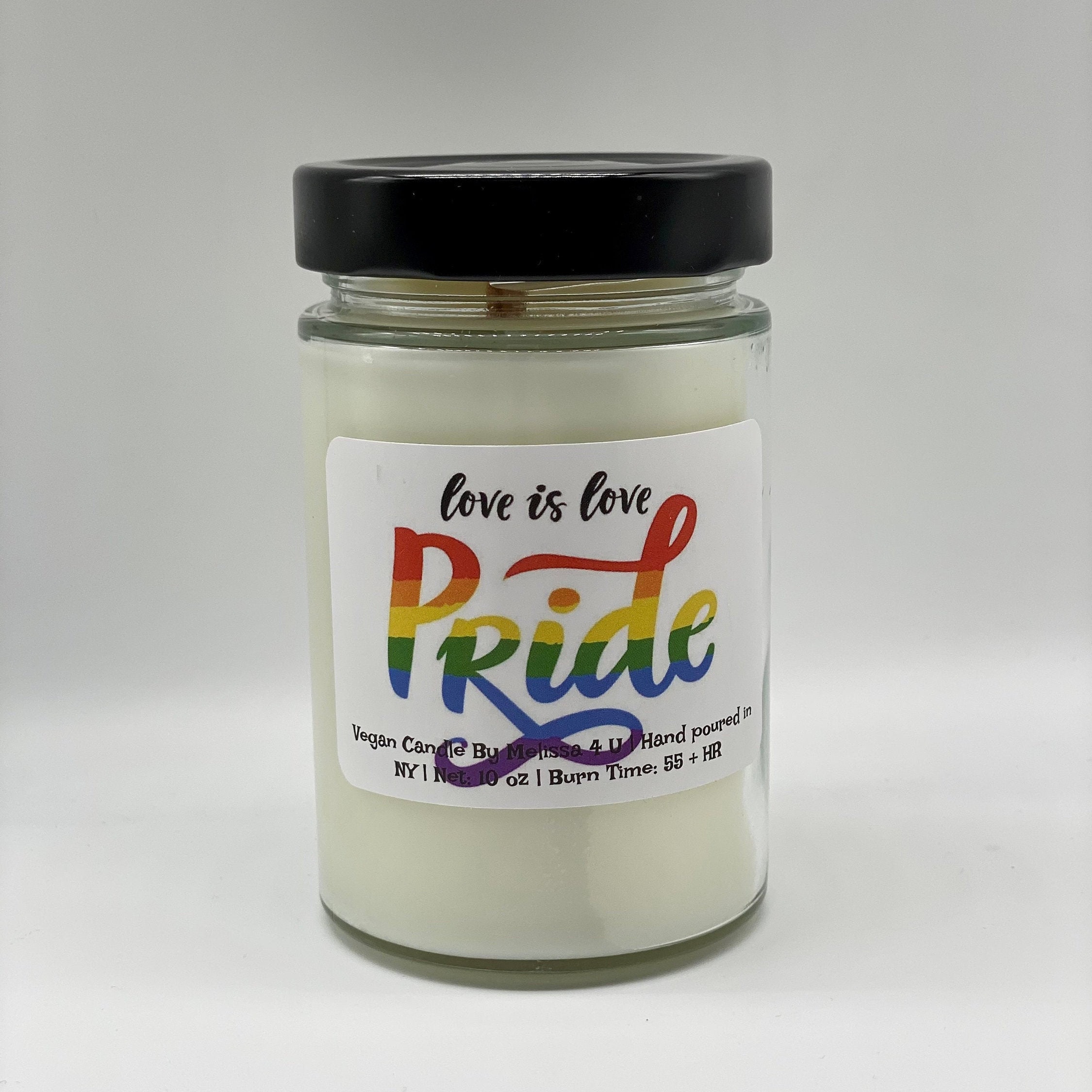 Pride Candles Love is Love Candles Perfect Valentines Day Etsy