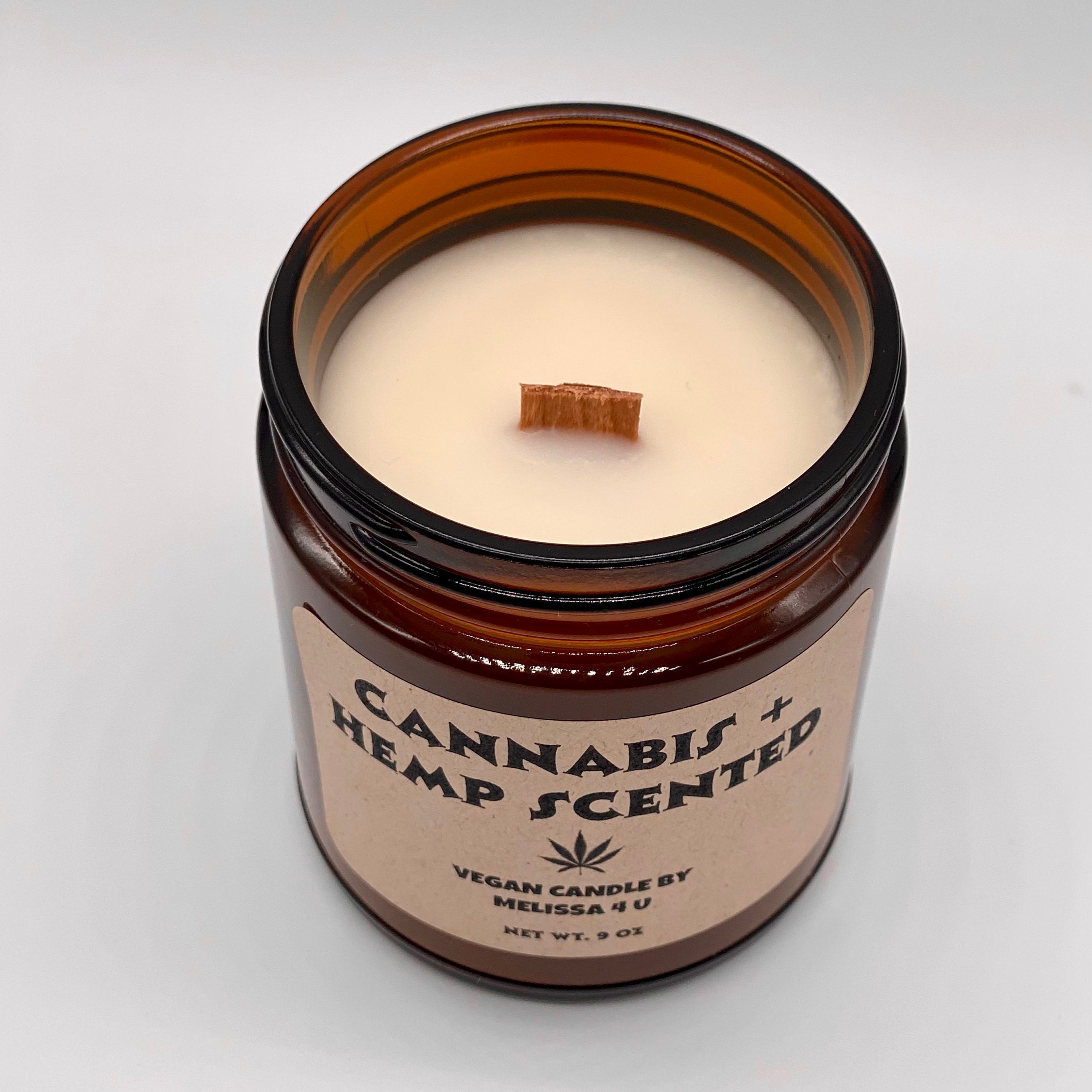 Cannabis Candle Hemp Candle Great Valentines Day Gift for Etsy