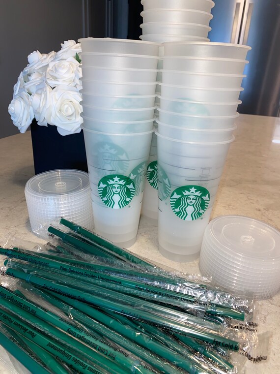 25 Bulk Starbucks Cold Cups, Plain Cold Cup