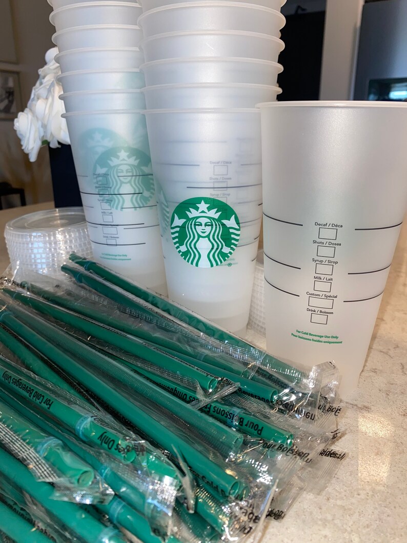 Starbucks Cup Bulk Bulk Starbucks Reusable Cold Cups Etsy