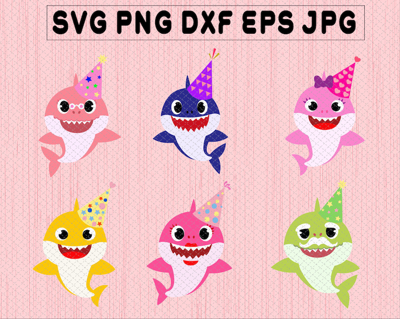 Free Free 330 Baby Shark Svg Etsy SVG PNG EPS DXF File