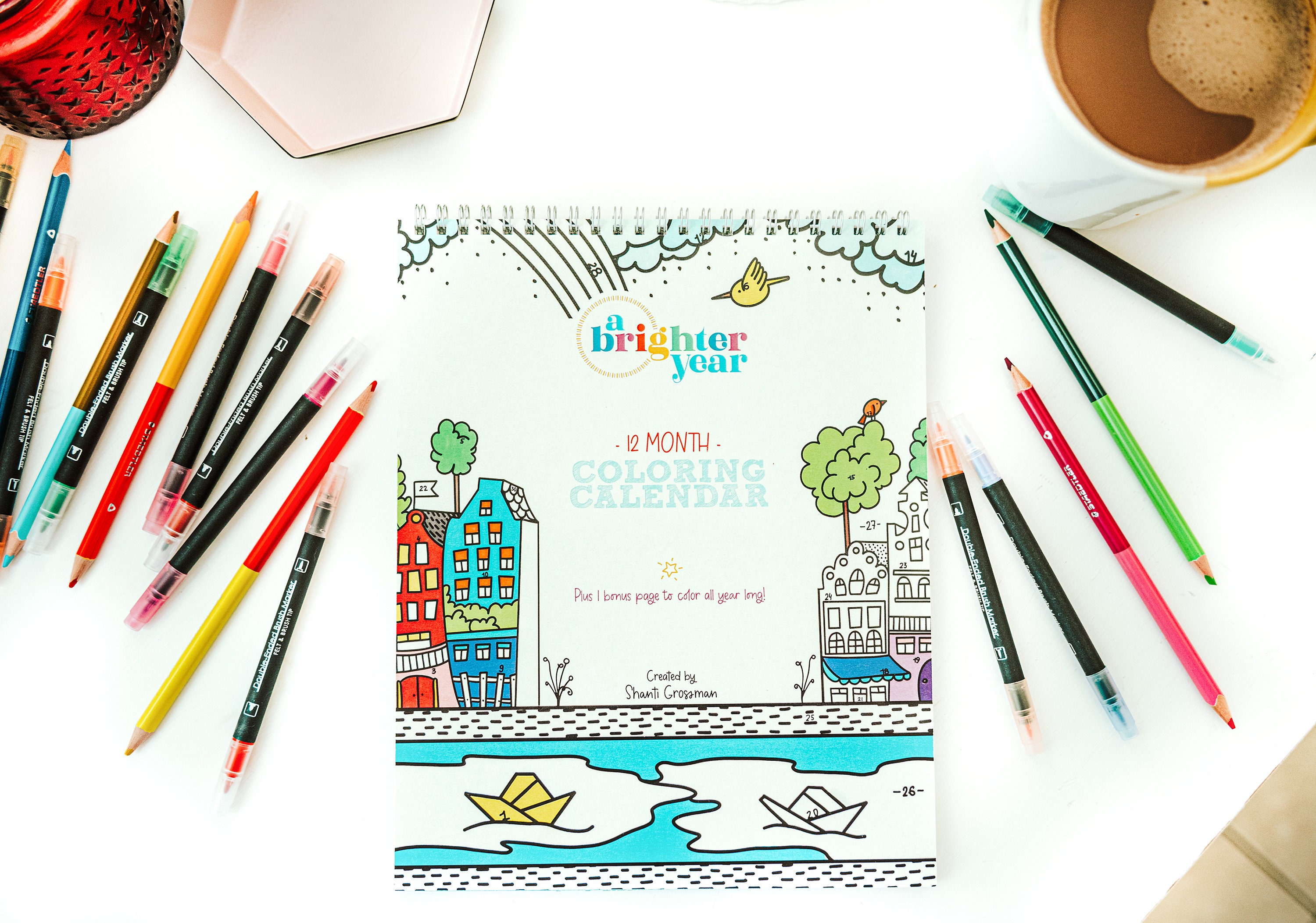 Best Markers for Adult Coloring Books that don't bleed through the