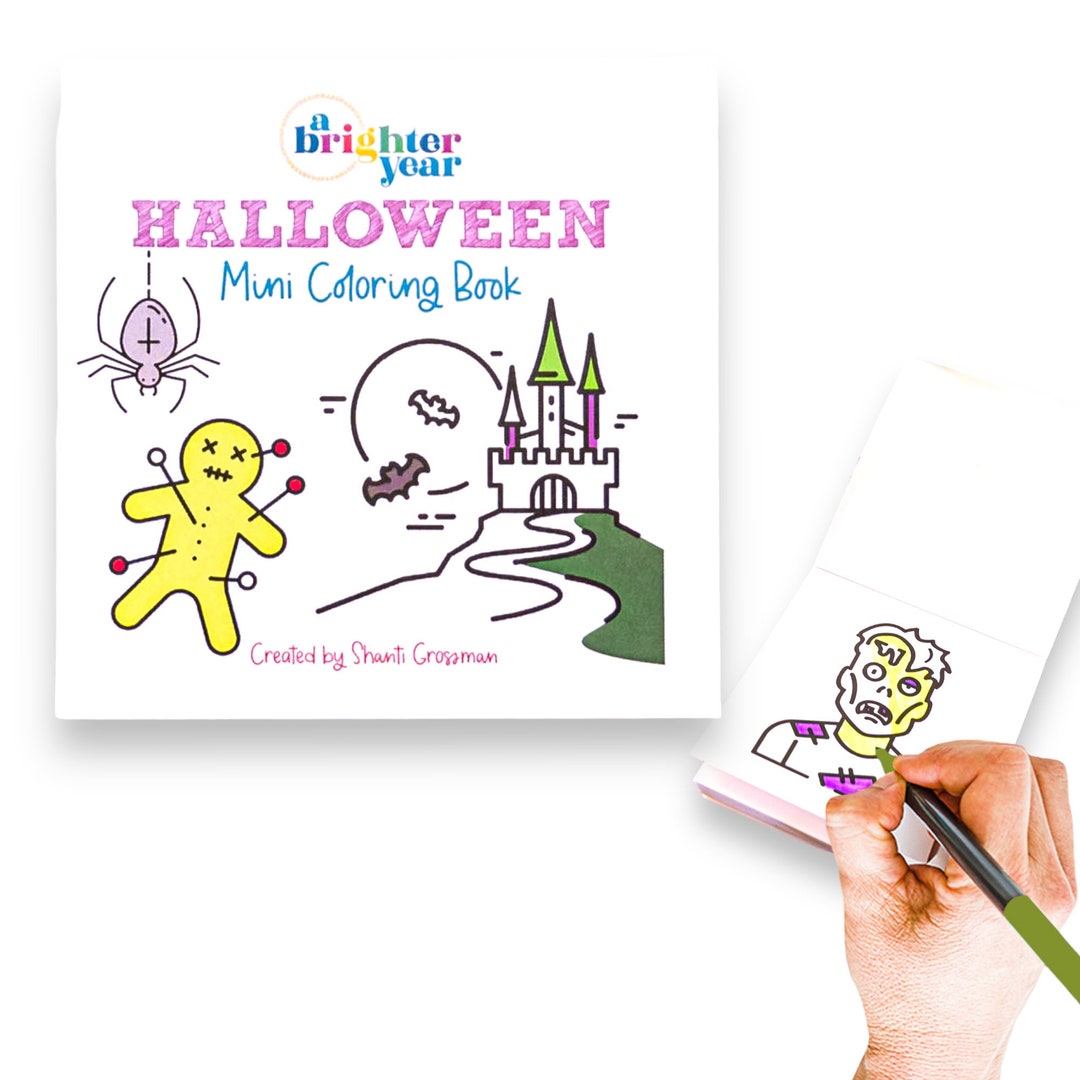 Halloween Coloring Book, Coloring Books for Adults, Coloring Books for ...