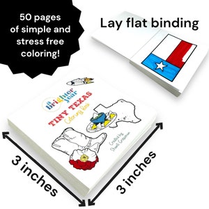 Tiny Texas Coloring Book, Coloring Books for Adults, Coloring Books for ...