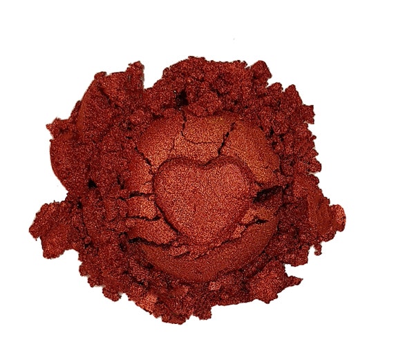 Red Lava Cosmetic Grade Pearl Mica Powder for Epoxy Resin Wax