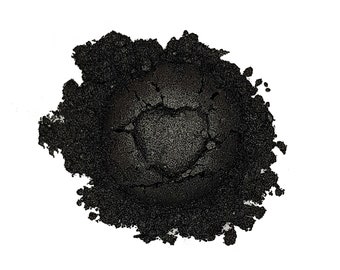 Black Obsidian Cosmetic Grade Pearl Mica Powder for Epoxy Resin Wax Melts Bath Bombs Soaps Candles Make Up Eye Shadow Lip Balm Lip Gloss