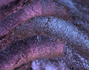 Poudre pigmentée caméléon à changement de couleur, bleu violet, qualité cosmétique pour résine époxy, fonte de cire, savons, aquarelle, maquillage, ombre à paupières, ongles
