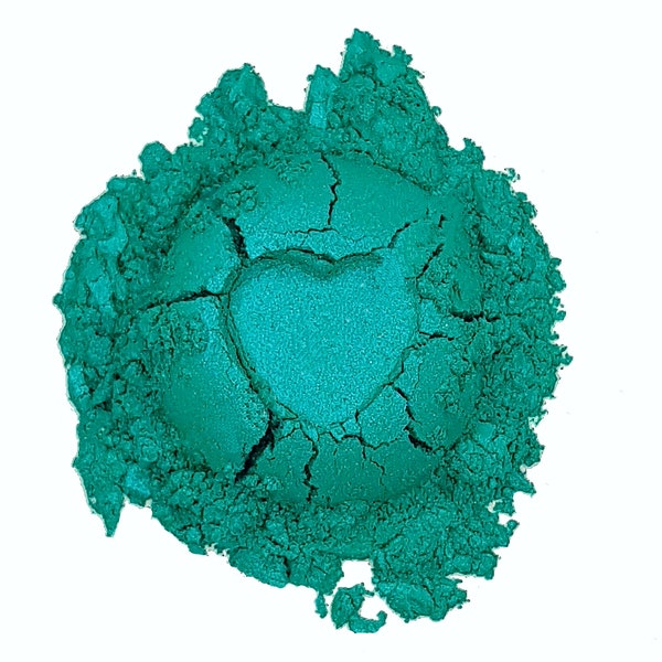 Jade Green Cosmetic Grade Pearl Mica Powder Pigment for Epoxy Resin Wax Melts Bath Bombs Soaps Candles Make Up Eye Shadow Lip Gloss