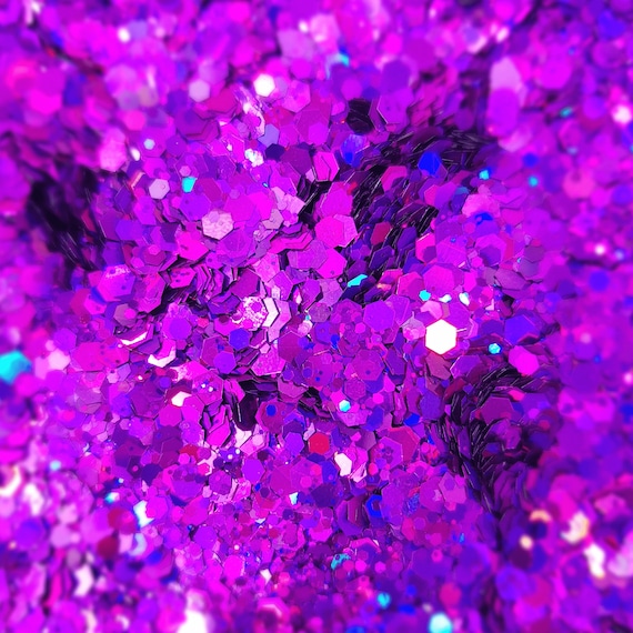 Buy Purple Grape Chunky Glitter Holographic Hexagon Shape for Epoxy Resin  Wax Melt Nail Art Face Decoration Make up Hair Decoration Crafts Online in  India 