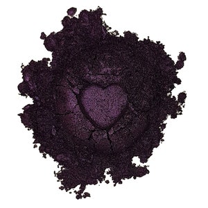 Dark Blackberry Purple Cosmetic Grade Pearl Mica Powder for Epoxy Resin Wax Melts Bath Bombs Soaps Candles Make Up Eye Shadow Lip Balm Nails