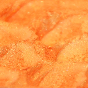 Orange Zeus Golden Shimmer Sparkly Duo Shade Iridescent Opalescent Maximum Shine Cosmetic Mica Powder Pigment