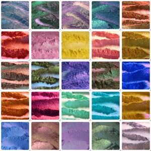 Chameleon Pigment Powder Color Shifting Cosmetic Grade for Epoxy Resin Wax Melts Bath Bombs Soaps Watercolors Make Up Eye Shadow Nails