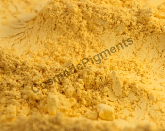 Iron Oxide Yellow Luxury Cosmetic Grade Powder Pigment for Soaps Wax Melts Bath Bombs Candles Make Up Eye Shadow Lip Balm Nails