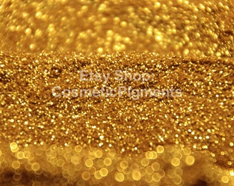 Biodegradable Extra Fine Gold Sparkly Glitter Color for Candles Nail Art Tumbler Slime Make Up Soaps Eye Shadow Watercolors Resin Bath Bombs