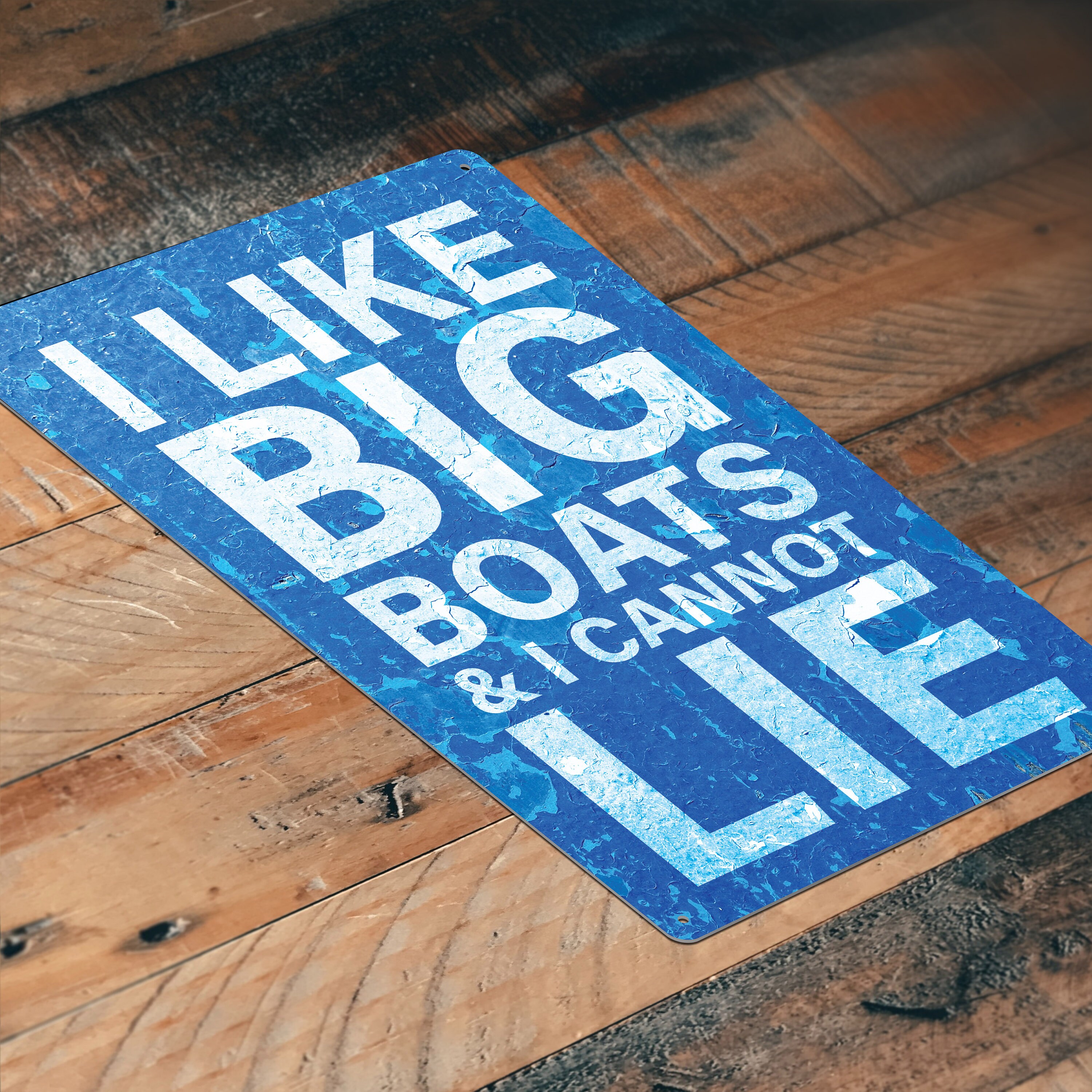 Funny Boat Dock Metal Sign: Lake House Decor (12 X 8 In) - Etsy