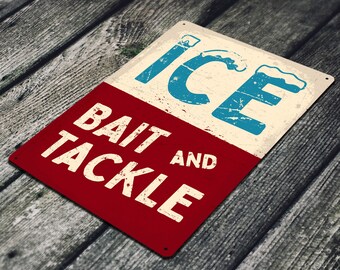 24-inch Musky Sucker Metal Sign, Cabin Sign, Musky Sign, Metal