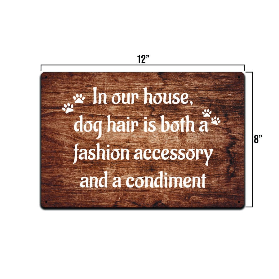 Dog hair both a condiment and a fashion accessory discount