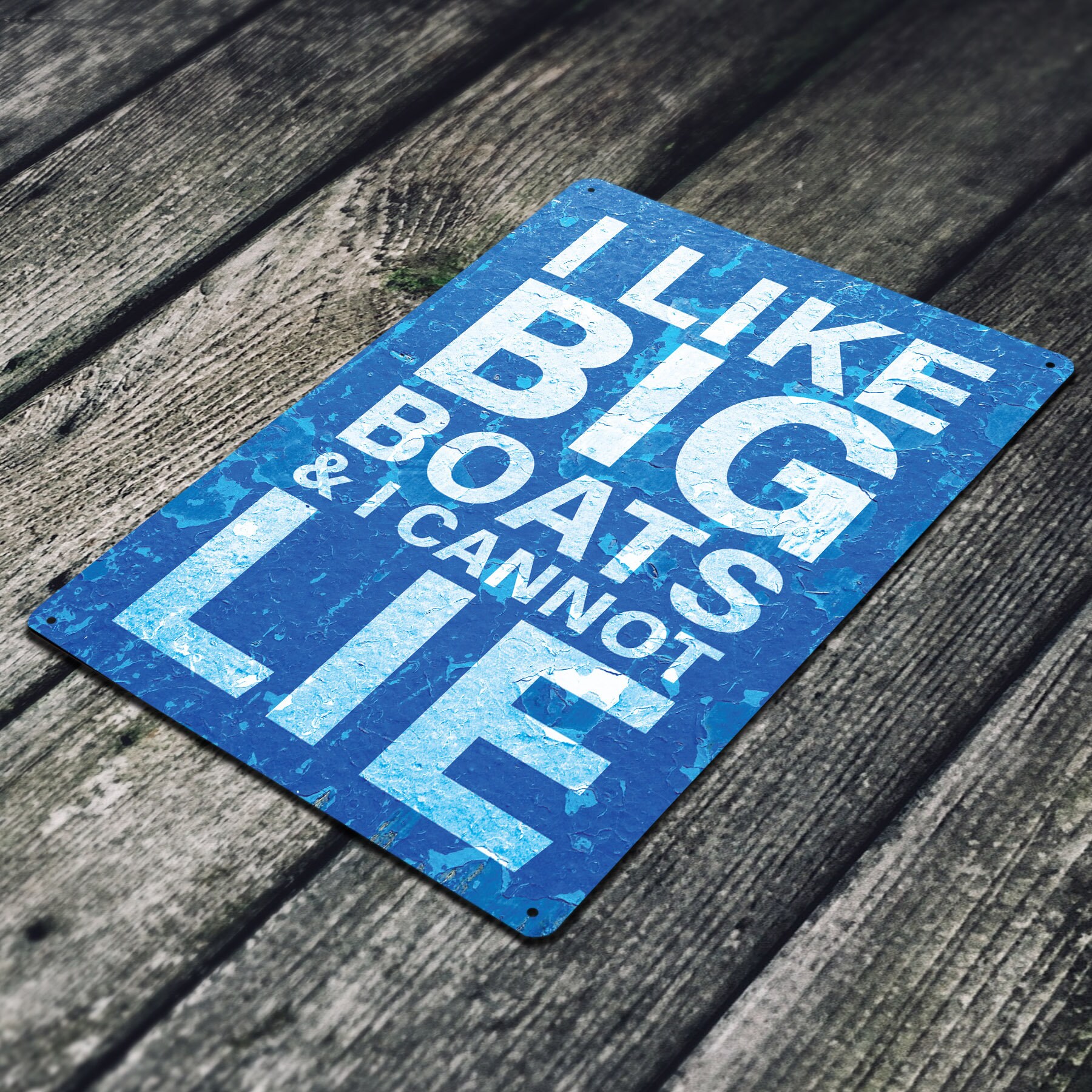 Funny Boat Dock Metal Sign: Lake House Decor (12 X 8 In) - Etsy