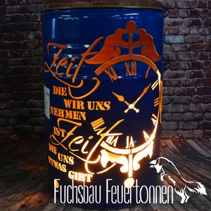 Fire barrel time, oil barrel, decoration, fire basket, fireplace, customizable