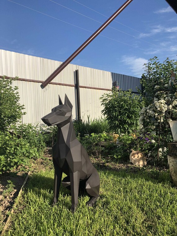 Doberman from steel