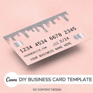 Credit Card Business Card Template