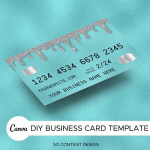 Credit Card Business Card Template