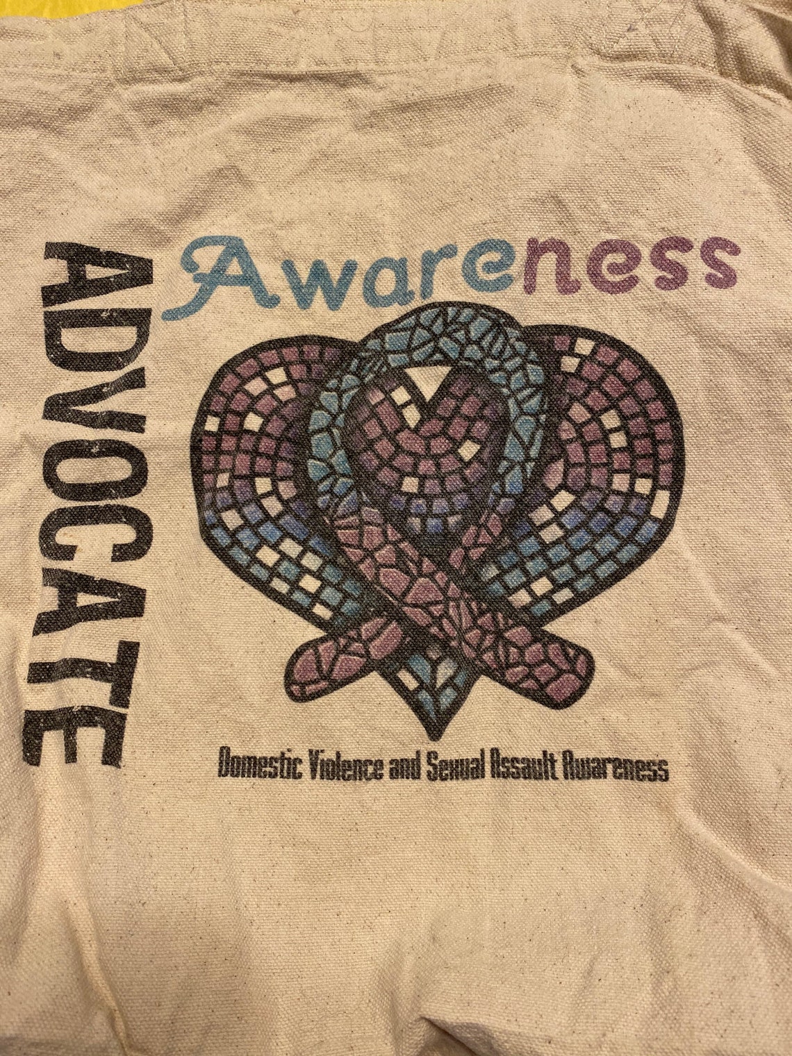 Sexual Assault and Domestic Violence Awareness Tote Bag Etsy