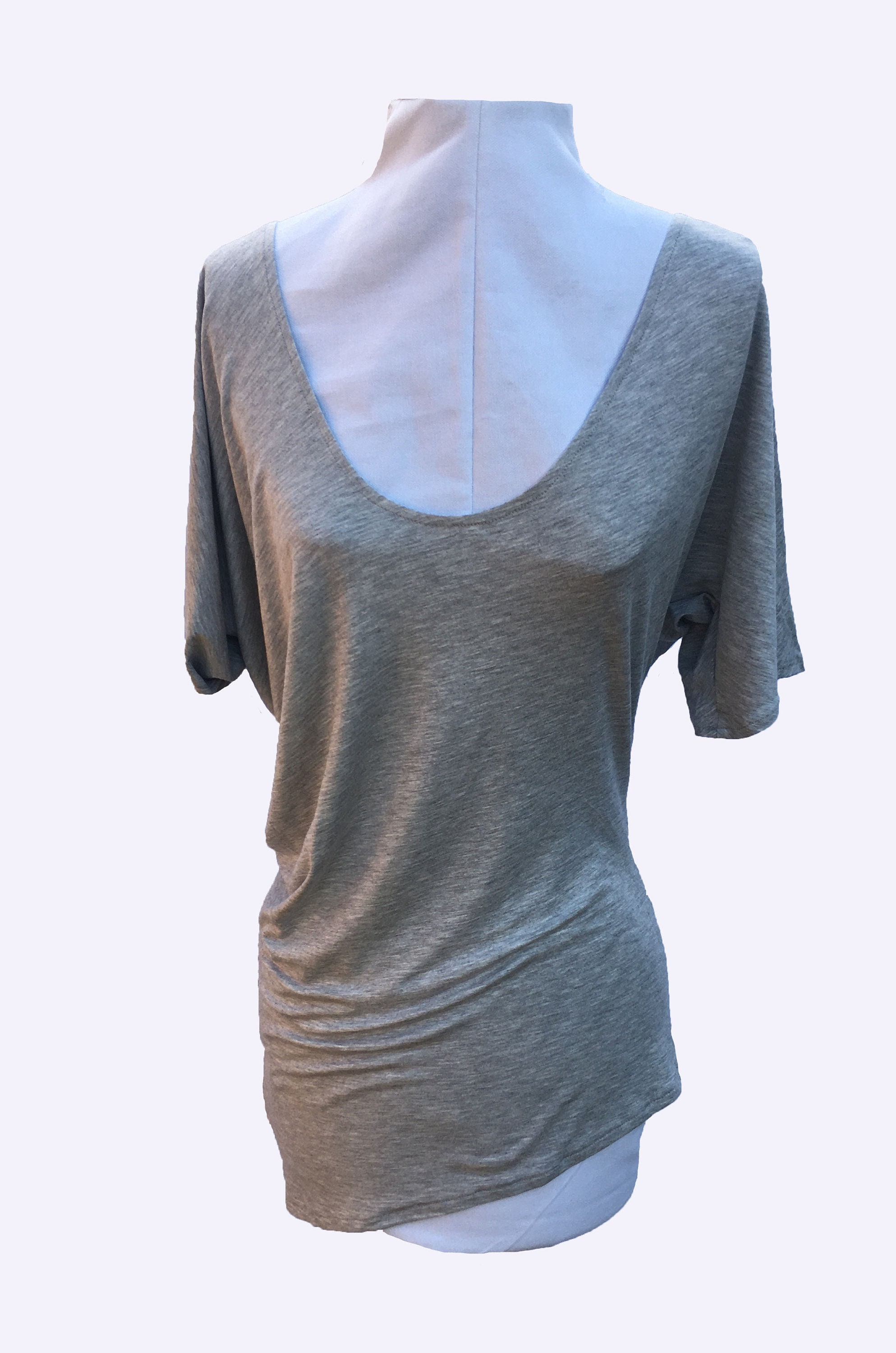 Textured Scoop Neck One Piece