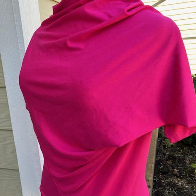 Magenta daffodil dress
