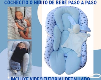 Nap Baby Positioning Cushion for Baby Carrier- Video tutorial and PDF patterns to make this support Pillow for Baby, Protector and Reducer