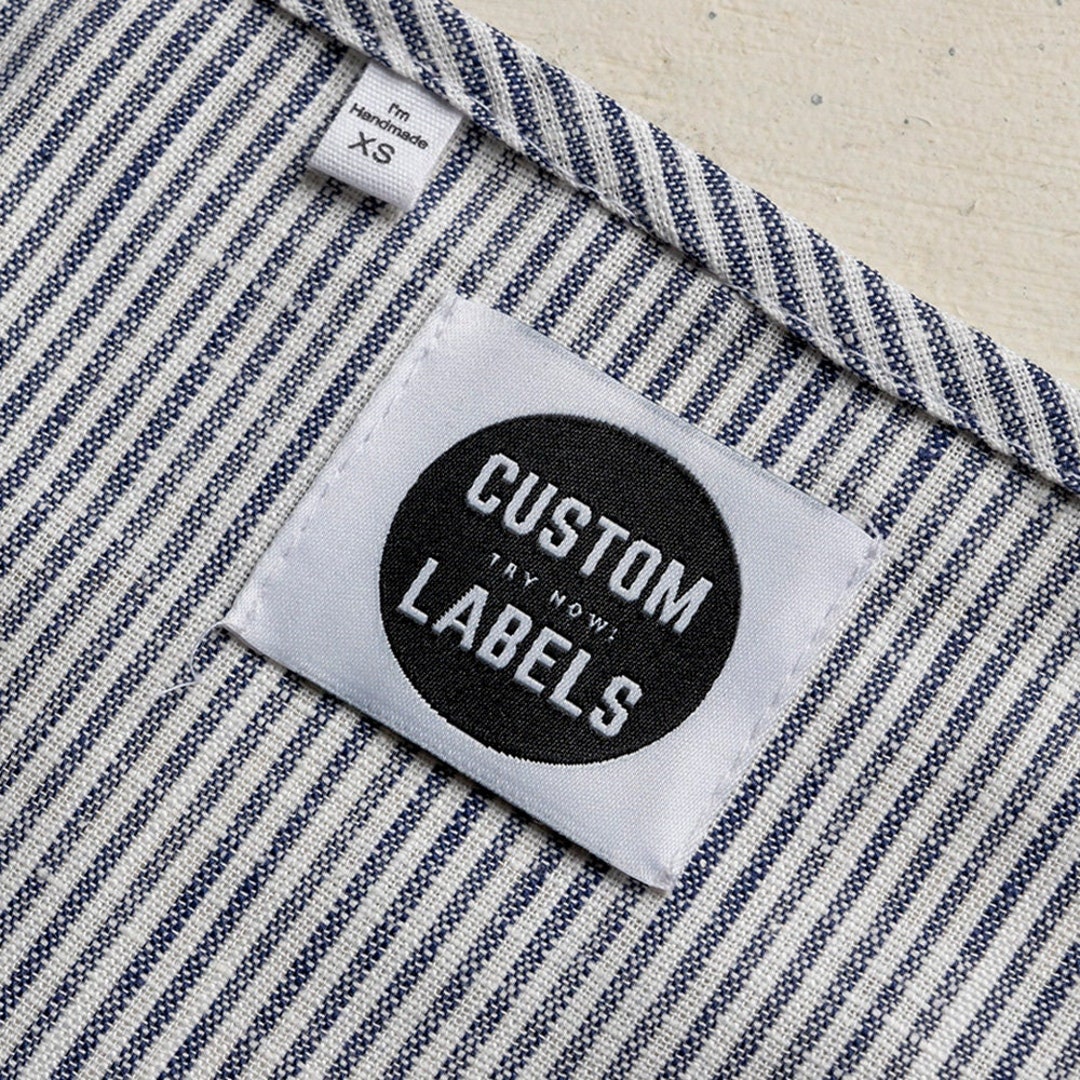 500 Custom Woven Clothing Labels With Logo/artwork/design up to 8 ...