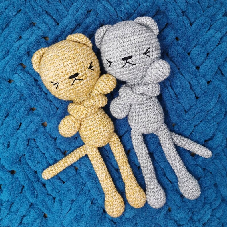 Crochet Cat Amigurumi Stuffed Animal Soft Toy Baby Newborn Etsy