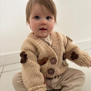 Baby cardigan girl knitwear