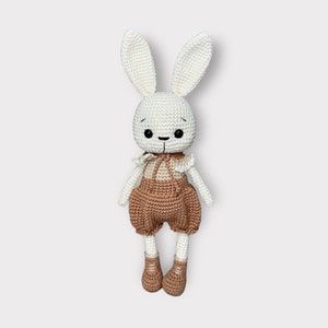 Handmade bunny crochet toy baby gift