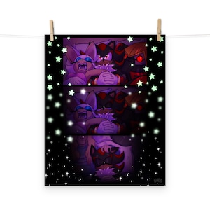 Glow-In-The-Dark Stars - Shadow & Team Dark Print