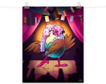 Pride Seasonal Fabric Bird Print - LaBird