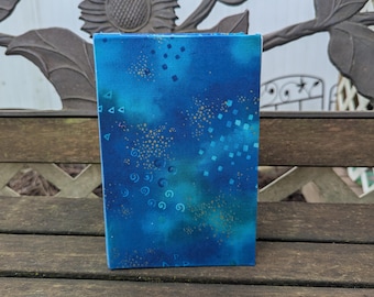 Handmade Hardcover Journal: Cloth-Covered Lined Notebook